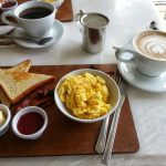 scrambled eggs for breakfast
