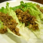 Thai pork lettuce wraps