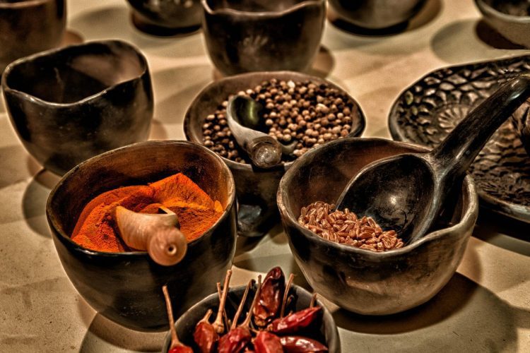 picture of many spices